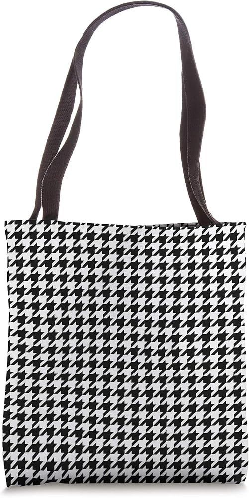 Duotone Houndstooth Pattern Gift Tote Bag | Amazon (US)
