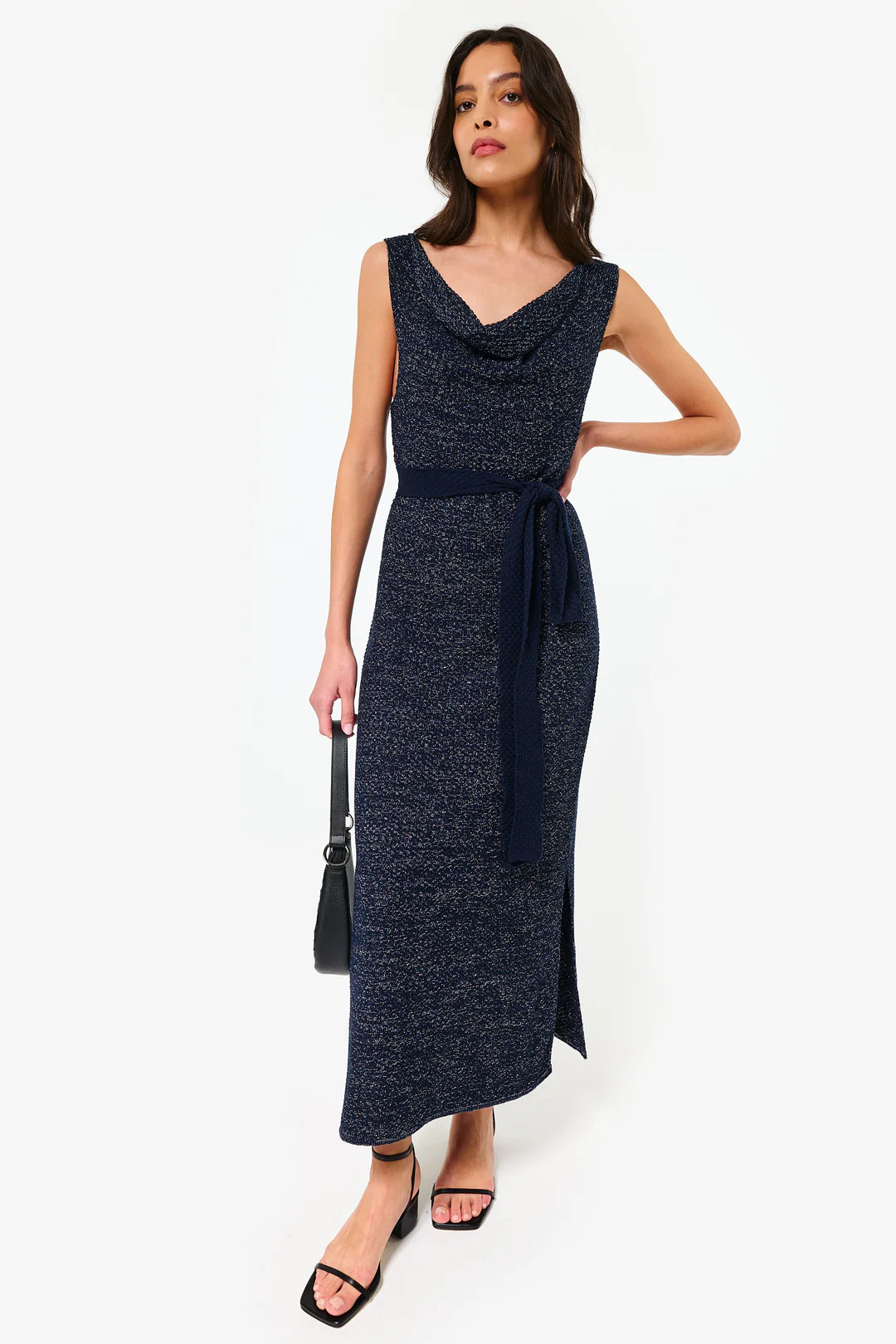 Mares Navy Dress | COUPER