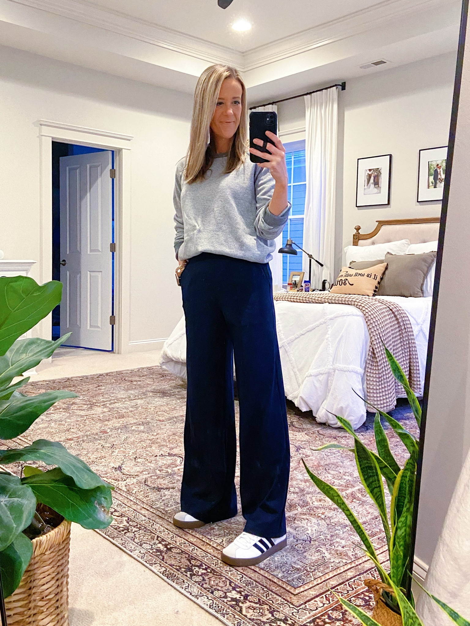 These Old Navy Pants have been my FAVORITE for early pregnancy. They have an elastic waistband and are high rise. They can be dressed up or down easily. They come in several colors and I’m wearing an XS  

Elevated Mom Style | Spring maternity | Early pregnancy Outfit | Bump-Friendly | Old Navy Find | Spring Transitional outfit 

#LTKfindsunder50 #LTKstyletip #LTKbump