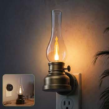 L LOHAS LED Flameless Candles Night Light, Rechargeable Plug in Night Light | Amazon (US)