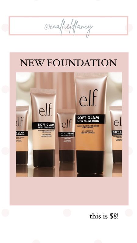 NEW Soft Glam foundation 


#LTKFindsUnder50 #LTKxelfCosmetics
