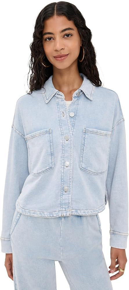 Z SUPPLY Women's All Day Cropped Denim Jacket | Amazon (US)