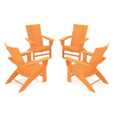 POLYWOOD Modern Plastic Adirondack Chair | Wayfair North America