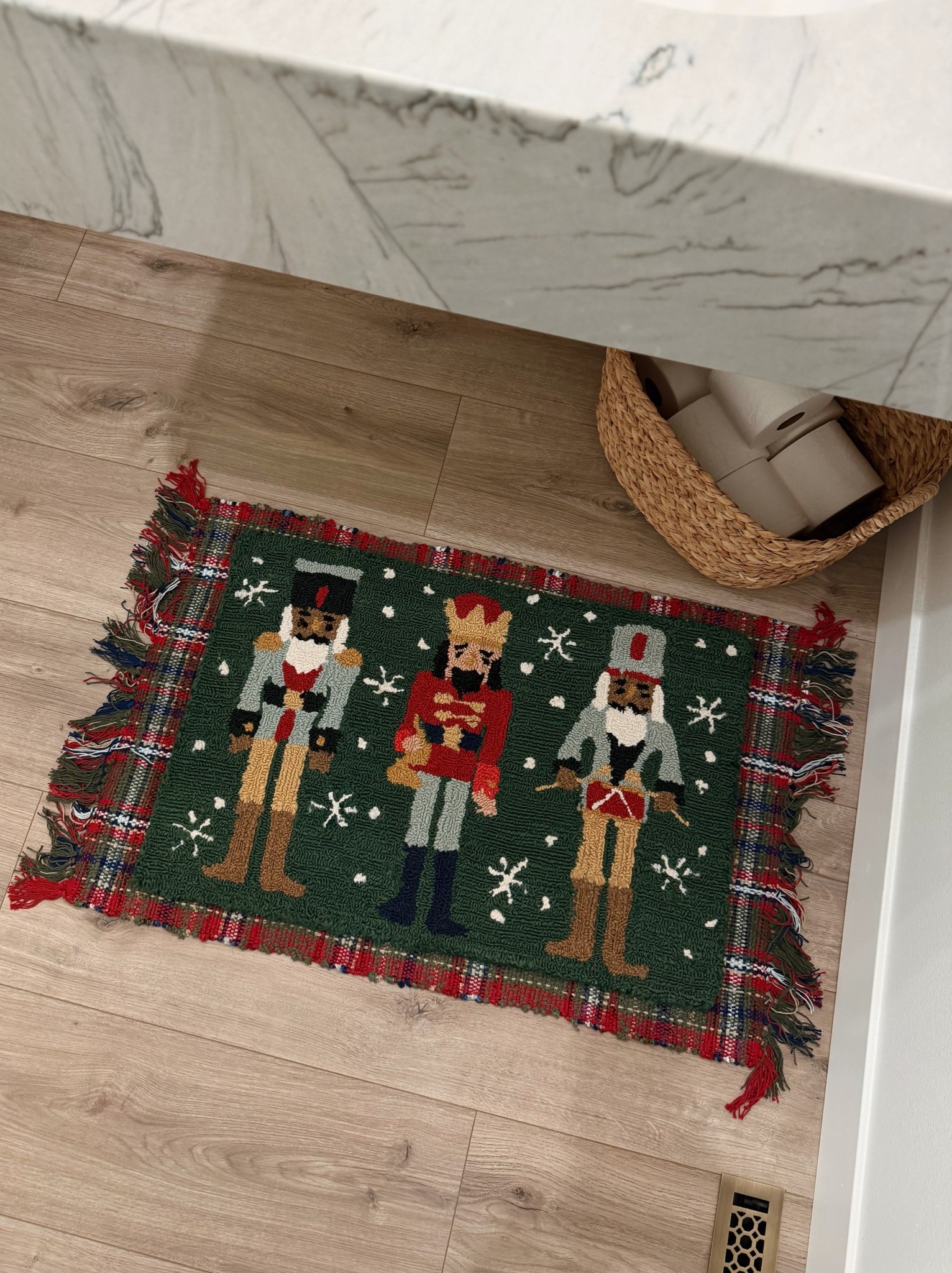 The prettiest nutcracker rug under $15

#LTKHome #LTKHoliday #LTKFindsUnder50