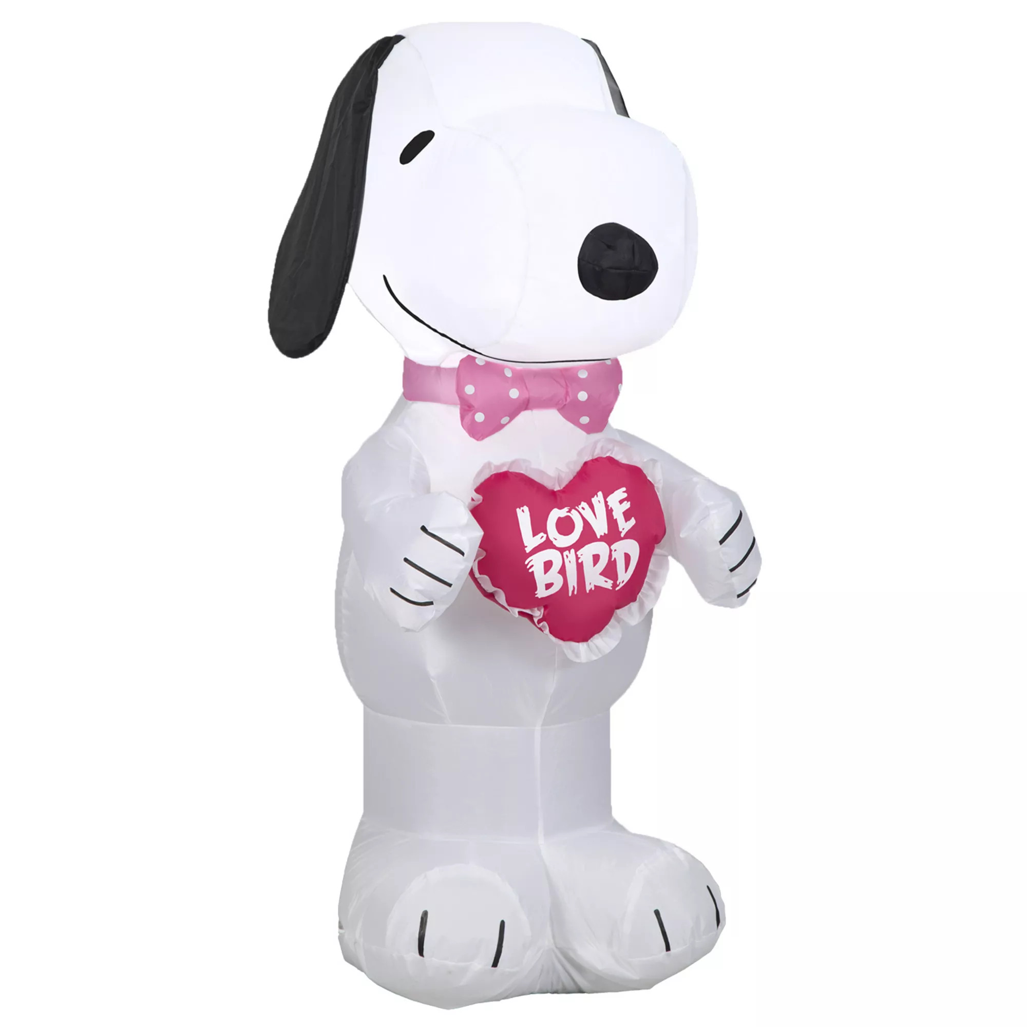 Airblown Peanut's Snoopy with Heart Outdoor Inflatable | Kohl's