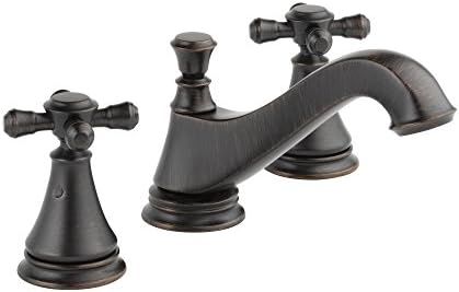 Delta Cassidy Venetian Bronze Finish Widespread Lavatory Low Arc Spout Bathroom Sink Faucet INCLU... | Amazon (US)