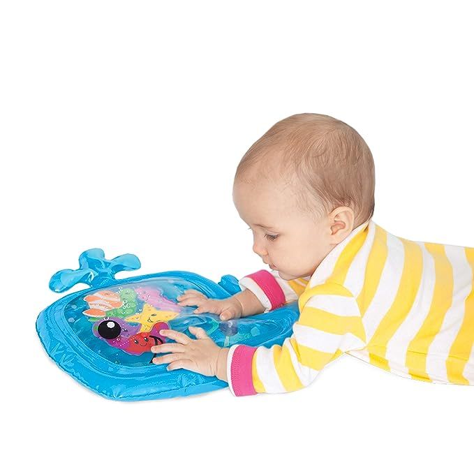 Infantino Pat & Play Water Mat - Whale Themed Water Mat for Infants and Older Babies, Tummy Time ... | Amazon (US)