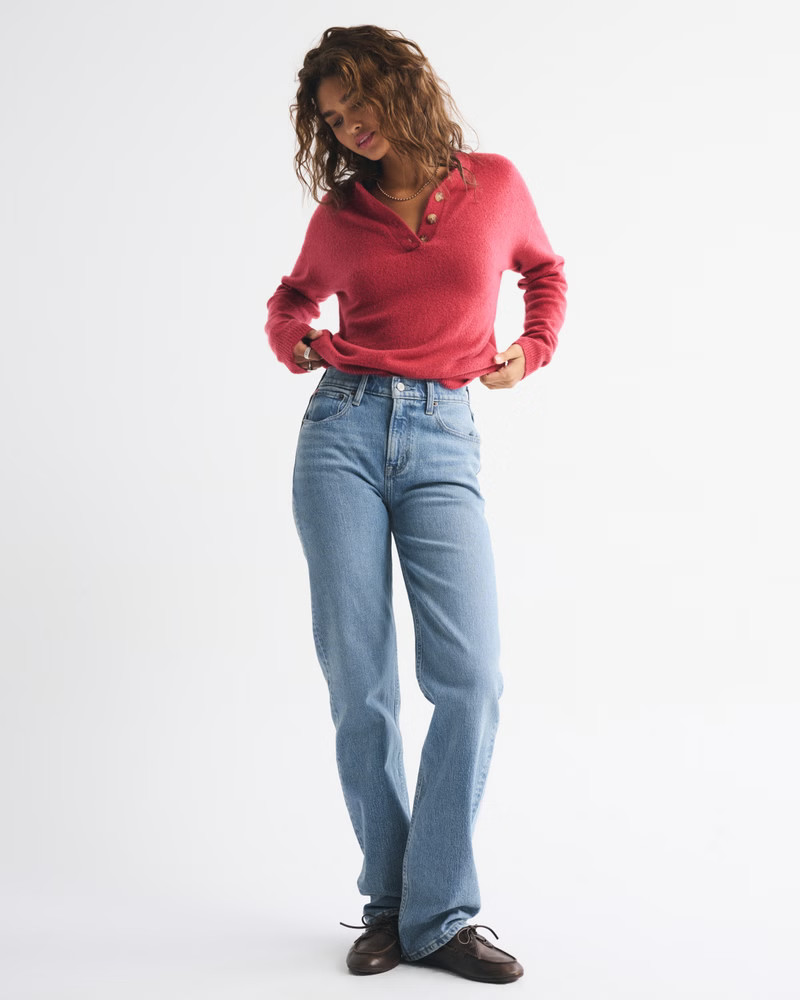 High Rise 90s Relaxed Jean | Abercrombie & Fitch (US)