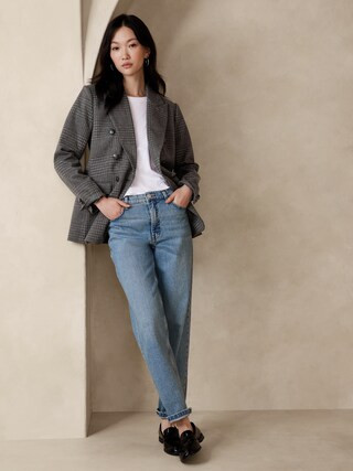 Plaid Icon Blazer | Banana Republic Factory