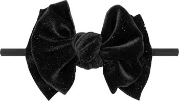 Velvet Fab Skinny Bow Headband | Nordstrom