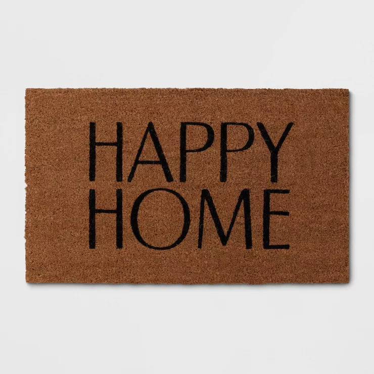 1'6"x2'6" Printed Rug Black - Threshold™ | Target