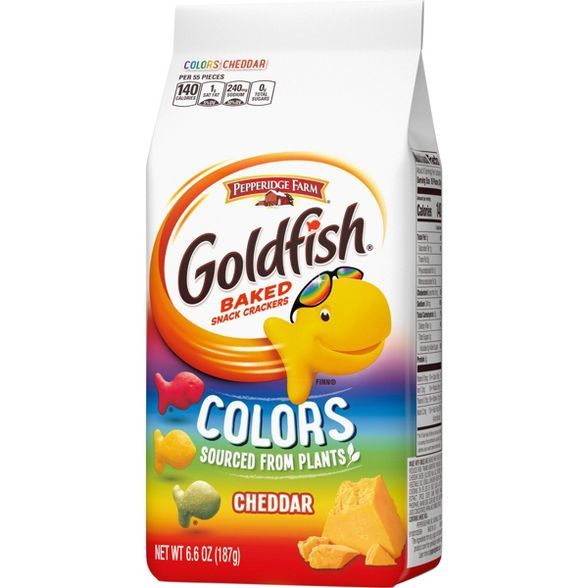 Pepperidge Farm Goldfish Colors Cheddar Crackers - 6.6oz Bag | Target