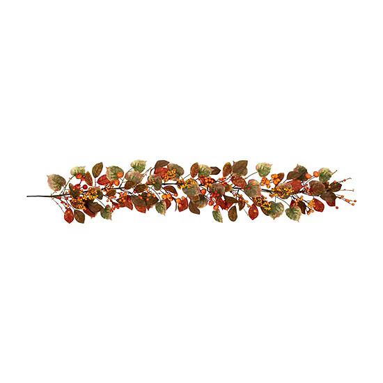 new!Northlight 5ft X 10in Pumpkin And Berry Unlit Thanksgiving Garland | JCPenney