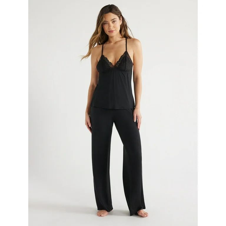 Sofia Intimates Women's and Plus Modal Cami and Pajama Pants Set, 2-Piece, Sizes XS-3X - Walmart.... | Walmart (US)