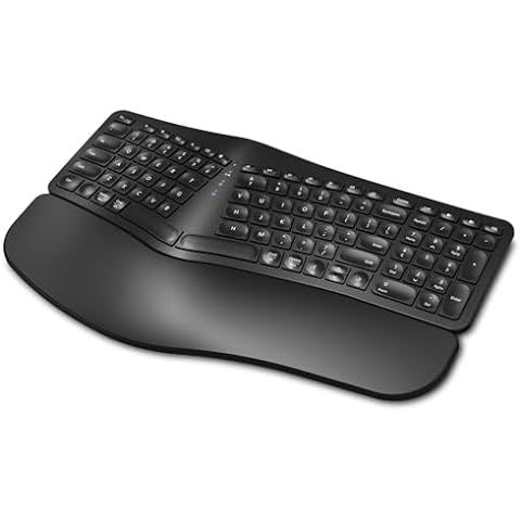 Logitech ERGO K860 Wireless Ergonomic Qwerty Keyboard - Split Keyboard, Wrist Rest, Natural Typin... | Amazon (US)