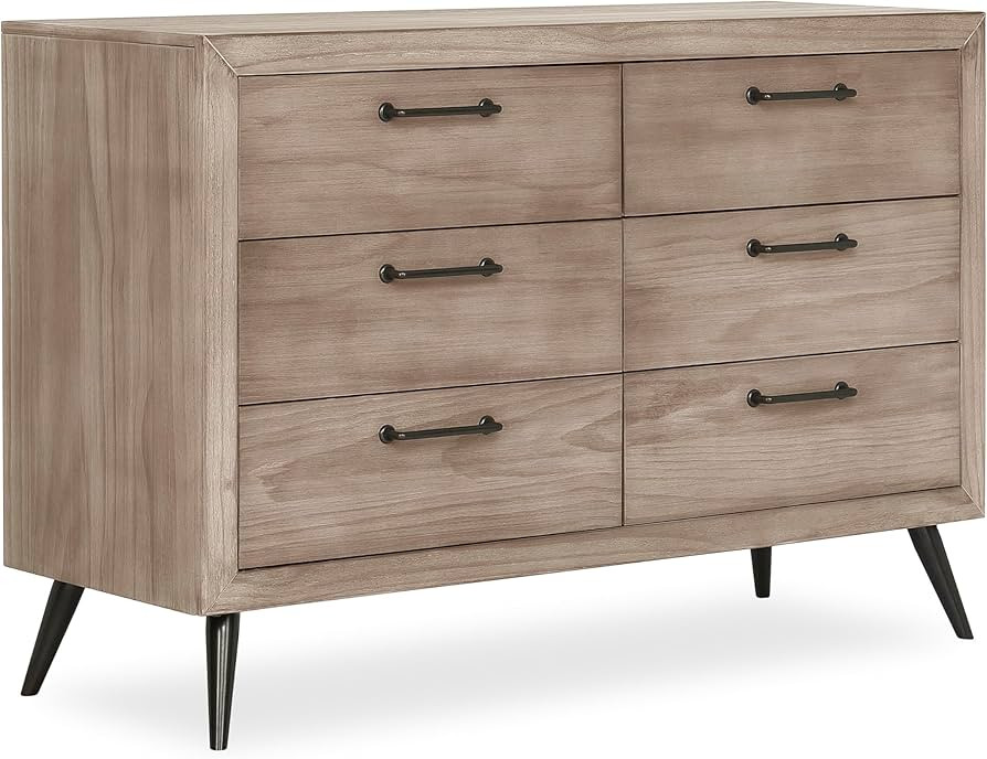 Evolur Stilnovo Mid Century Dresser, in Windsor Oak Grey | Amazon (US)