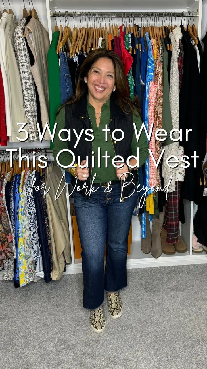 ✨ 3 Ways to Wear This Quilted Vest for Work & Beyond ✨

This versatile vest is my go-to for the office, weekend errands, and everything in between. The timeless cord collar and polished gold details make it sophisticated enough for work, while the PrimaLoft® fill  keeps me warm and feeling good about my choices. 

Styled here with a midi denim skirt for a chic office look and with jeans for a more laid-back vibe. Bonus? It’s water-repellent and now 40% off for under $100!
 

 #LTKFindsUnder100 #LTKStyleTip #LTKTravel