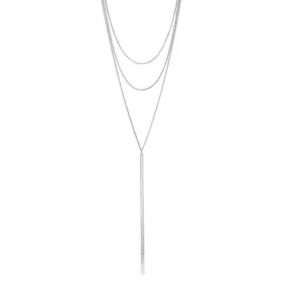Nordstrom Snake Chain Layered Y-Necklace in Gold at Nordstrom | Nordstrom