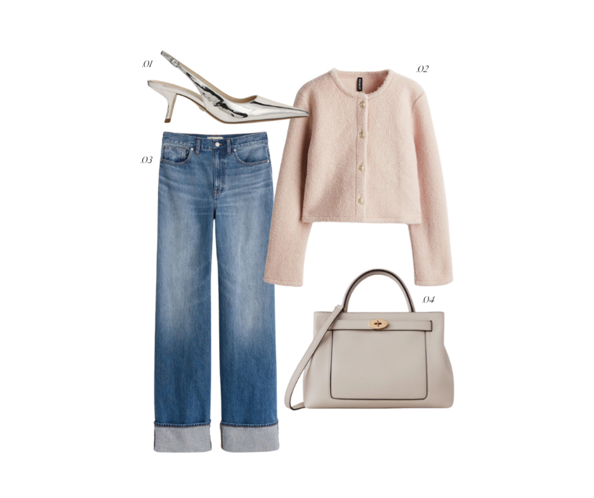 Wide Leg Denim // Button Front Cardigan // Leather Tote Bag // Silver Pumps 

#LTKShoeCrush #LTKSeasonal