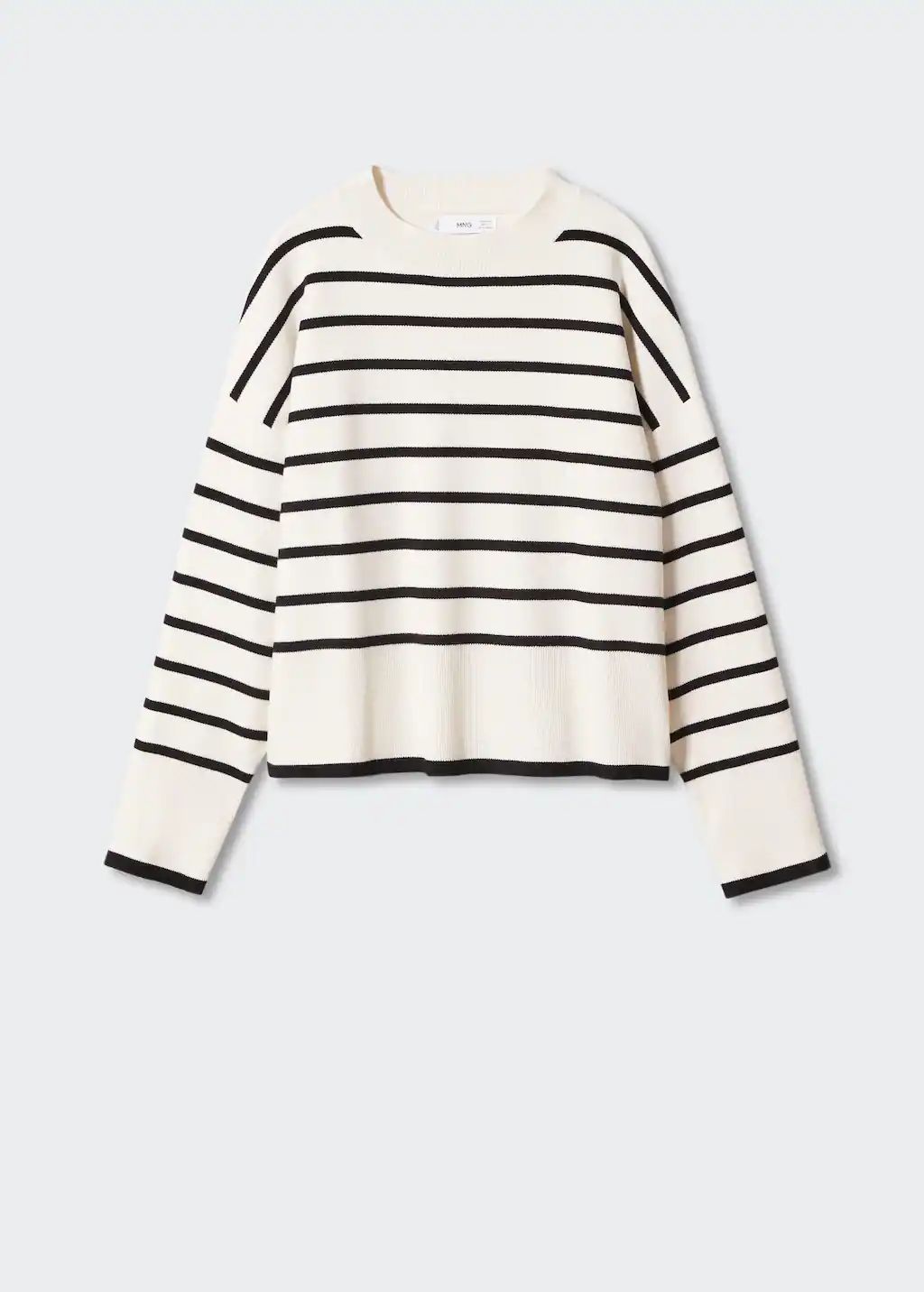 Oversized striped sweater -  Women | Mango USA | MANGO (US)