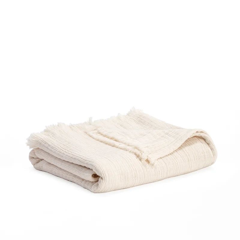 Tasha 100% Cotton Throw | Wayfair North America