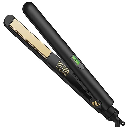 Hot Tools Professional Titanium Ceramic 1" Digital Flat Iron, 1 ct. | Amazon (US)