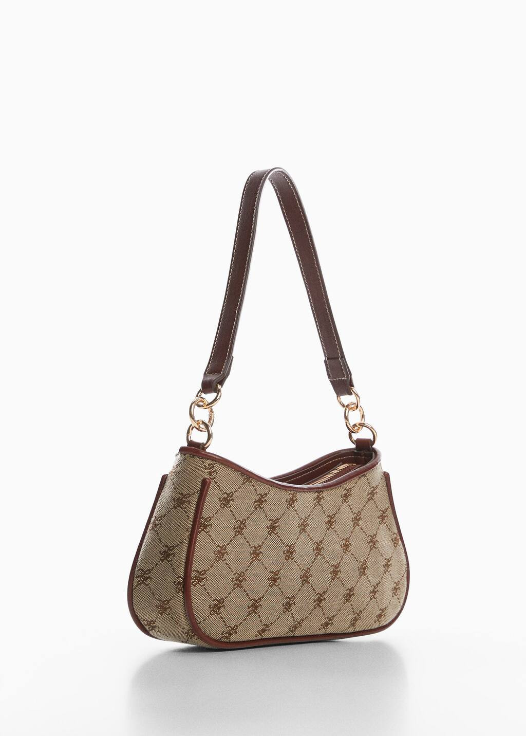 Jacquard shoulder bag | MANGO (UK)