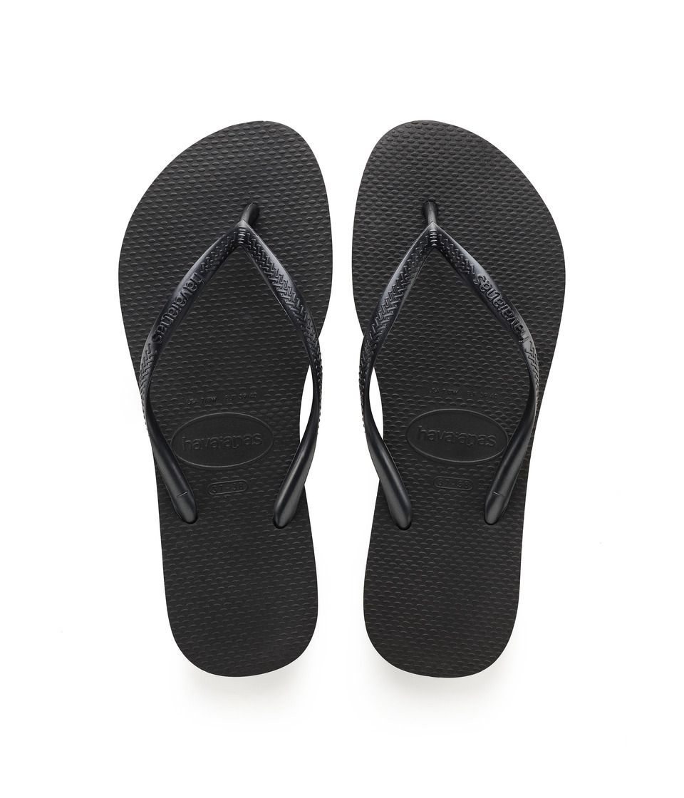 Havaianas - Slim Flip Flops (Black) Women's Sandals | Zappos