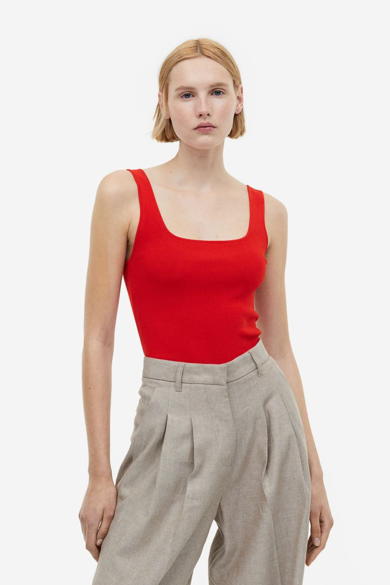 Ribbed Tank Top | H&M (US + CA)