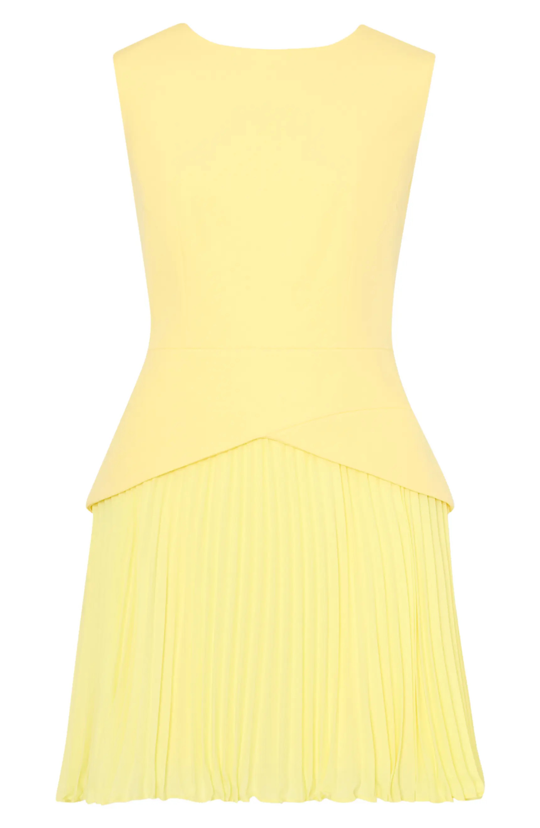 Haddy Pleated Sleeveless Minidress | Nordstrom