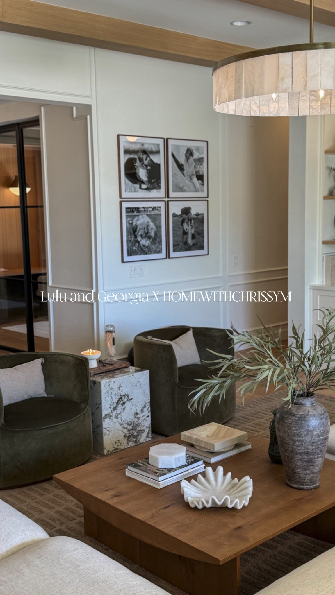 Thanks to @luluandgeorgia, this space finally feels like it has depth.

We are loving the addition of the (Haynes Accent Chairs) in rich olive velvet paired with the (Remwald Square Coffee Table) in a warm, rustic, refined tone. This room went from feeling a little flat to grounded and inviting.

The smaller details are what really make it. The deep, green Peony vase, Hew Low Centerpiece in travertine and the soft glow from the Jack Raw Candle pulls together that organic, Mediterranean feel I’m always chasing.



organic modern living room, Mediterranean style home decor, warm neutral living room, olive green accent chairs, velvet accent chairs living room, rustic wood coffee table, warm brown wood furniture, neutral home decor ideas, earthy tone living room, olive green decor, stone centerpiece decor, natural veining stone tray, coffee table styling ideas, designer look for less home, high end home decor inspiration, cozy inviting living room, layered neutral textures, Lulu and Georgia furniture, Lulu and Georgia living room, modern Mediterranean interior, warm minimalist decor, elevated home styling, living room refresh ideas, how to warm up a living room, neutral aesthetic home, organic textures home decor, interior styling ideas living room, home decor inspiration 2026

#LTKSeasonal #LTKHome #LTKdayinmylife