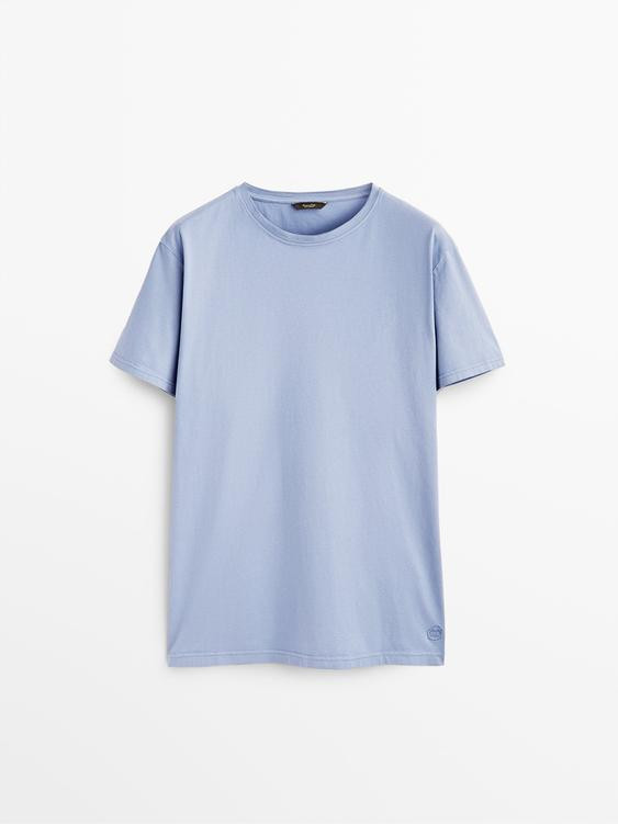 Light fabric short sleeve T-shirt | Massimo Dutti US