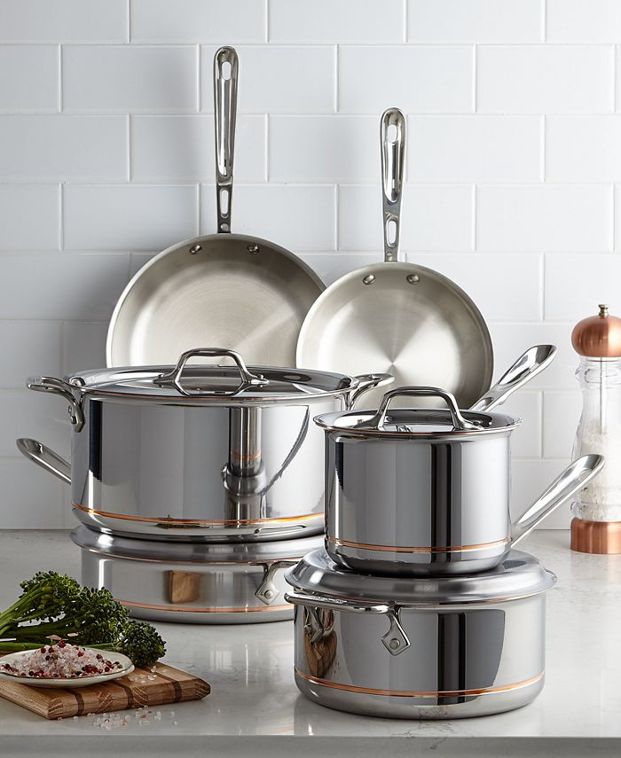 All-Clad Copper Core 10-Pc. Cookware Set & Reviews - Cookware Sets - Macy's | Macys (US)