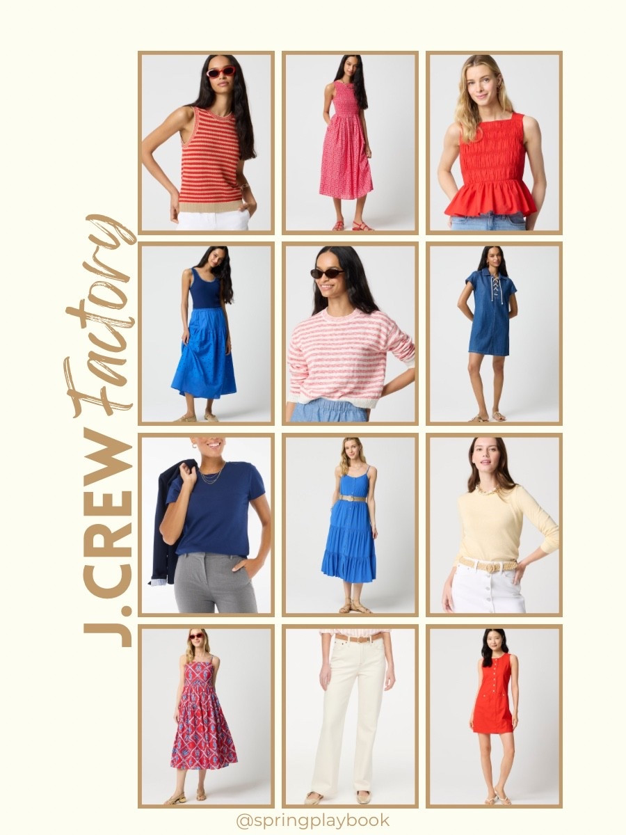 New Arrivals at J.Crew Factory!

This red is great for Bright/ Clear Spring & will be loved by most True/ Warm Springs. Looking for some Bright Blue for all subseasons, this dress and skirt are new! I love this light red striped sweater for Light Springs. 

Also Dusty Peri gauze (not pictured, but linked) is Light Spring. I’ve seen it in person ;)

#createdcolorful #createdcolorfulspring #hocspring #tcispring #pcaspring #lightspring #warmspring #truespring #brightspring #clearspring #paintboxspring #bluespring

#LTKSummerEdit #LTKFindsUnder50 #LTKSaleAlert