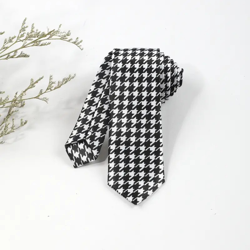 1pc Mens Fashion Houndstooth Pattern Tie Suitable  Daily Working Ideal Choice  Gifts - Jewelry & ... | Temu Affiliate Program