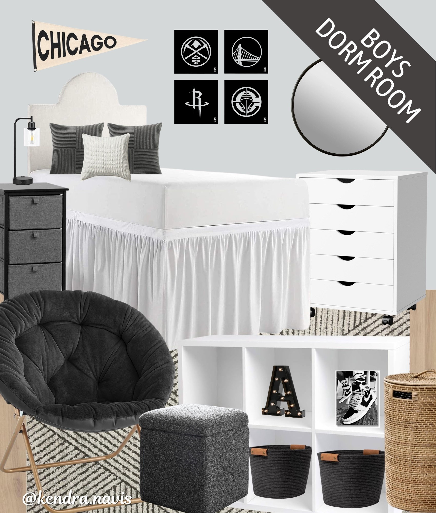 College Boy Dorm Room Ideas - Neutral Black & White

Modern boy bedroom, back to college, college essentials, items for college, college prep, dorm decor, boy dorm, dorm seating, dorm storage, dorm organization, college apartment, Pottery Barn Teen, back to school shopping

#LTKHome