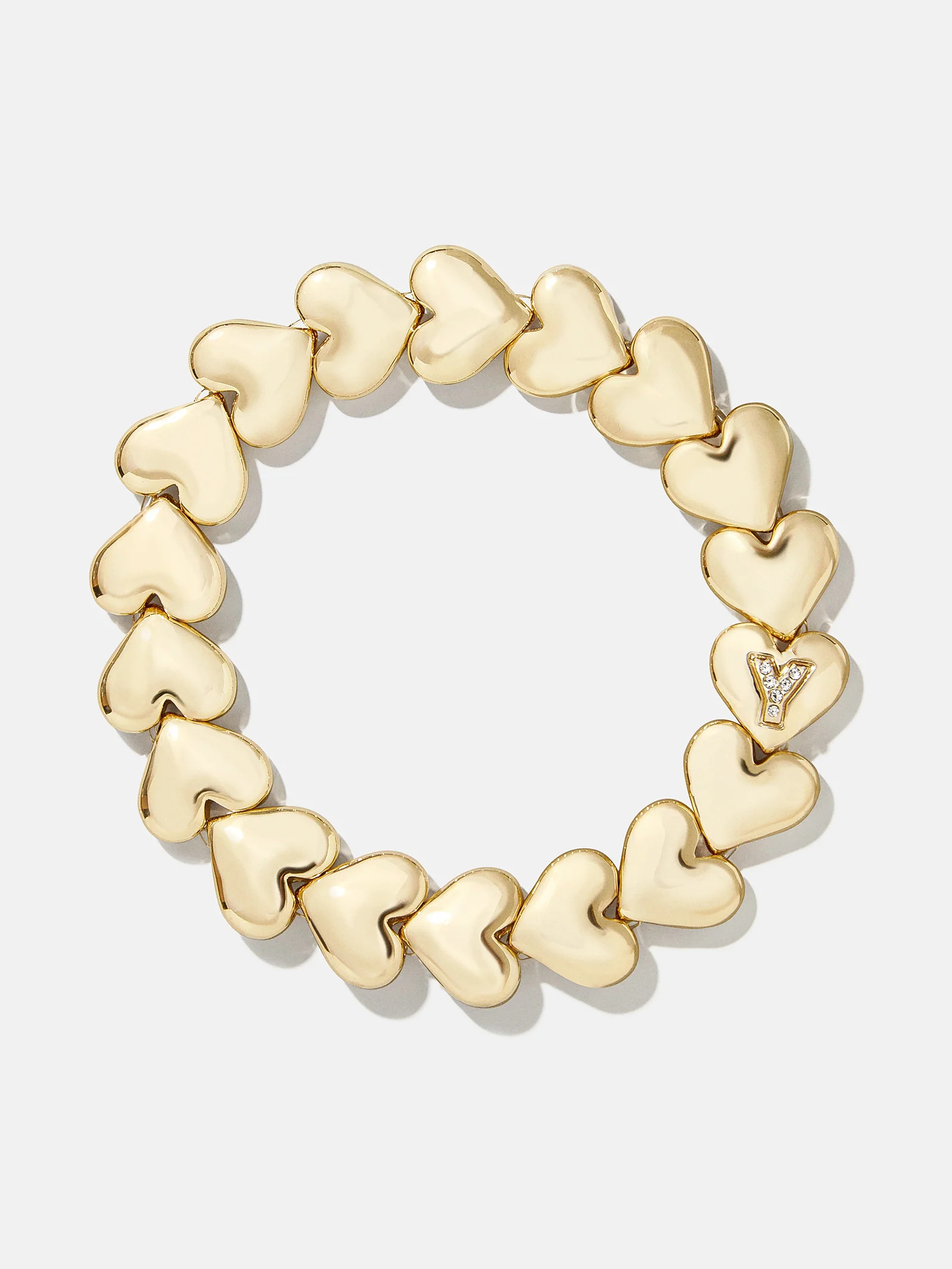 Caroline Initial Bracelet - Gold/Pav� | BaubleBar (US)