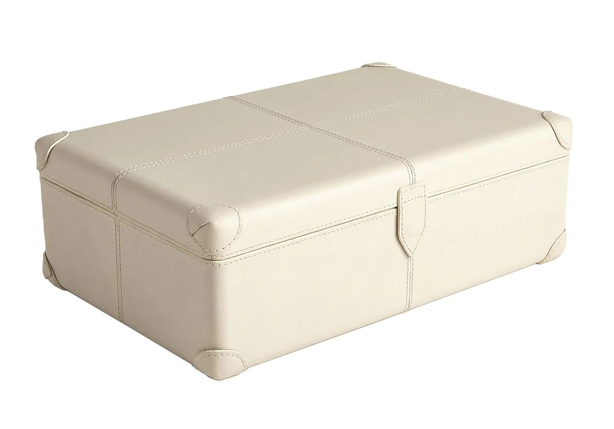 TIBURTINA MIST LEATHER BOX | Alice Lane Home Collection
