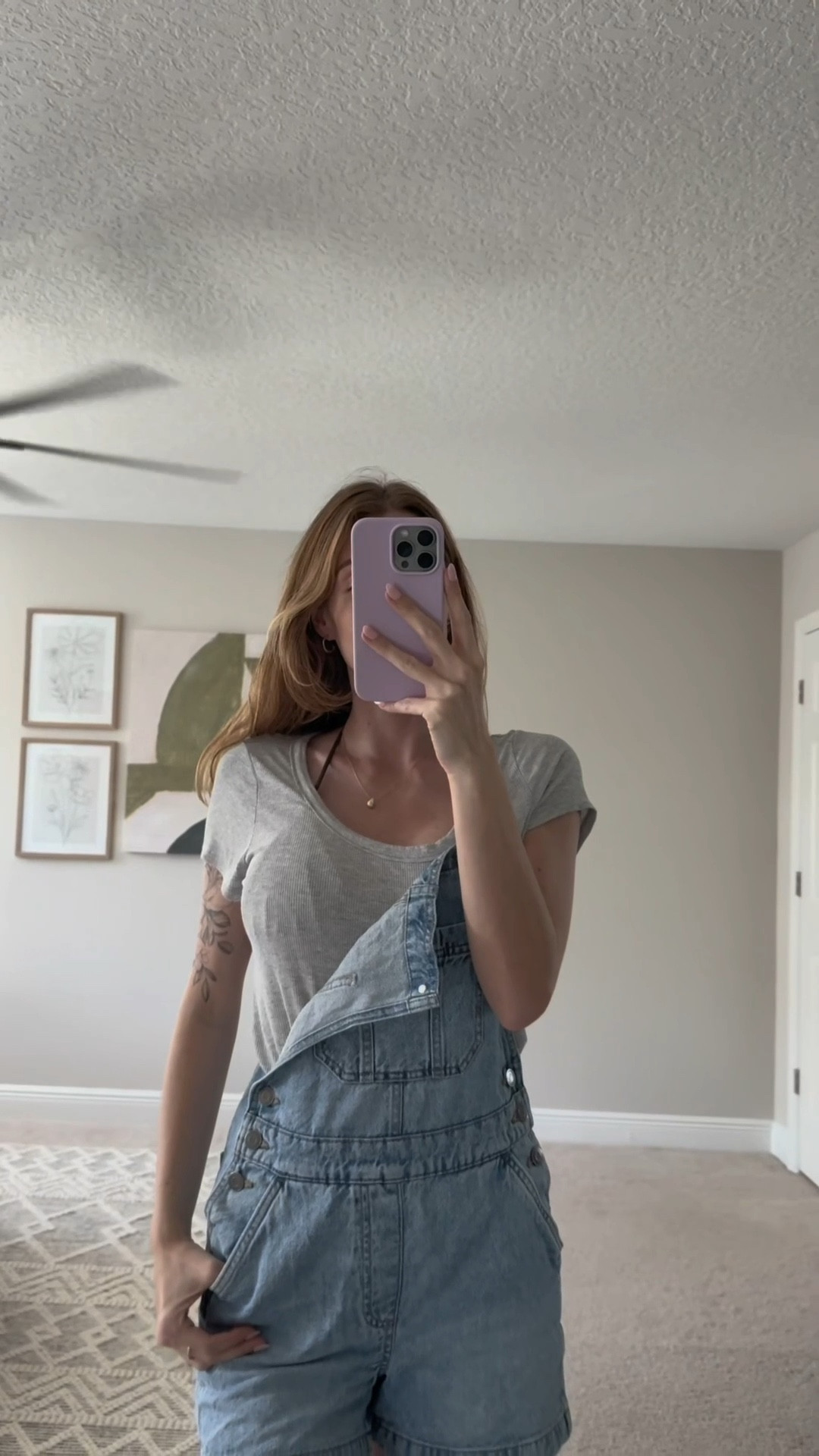 Easy, breezy, and beach day ready 🌊☀️ This denim overall look is perfect for exploring the town before you take a dip to cool off 👙 just add slides and your favorite jewelry for a cute, effortless vibe from sand to street. 
#BeachDayLook #Vacation #OOTD #SummerLook #Swim #Sandals

#LTKSeasonal #LTKFindsUnder50 #LTKSwim