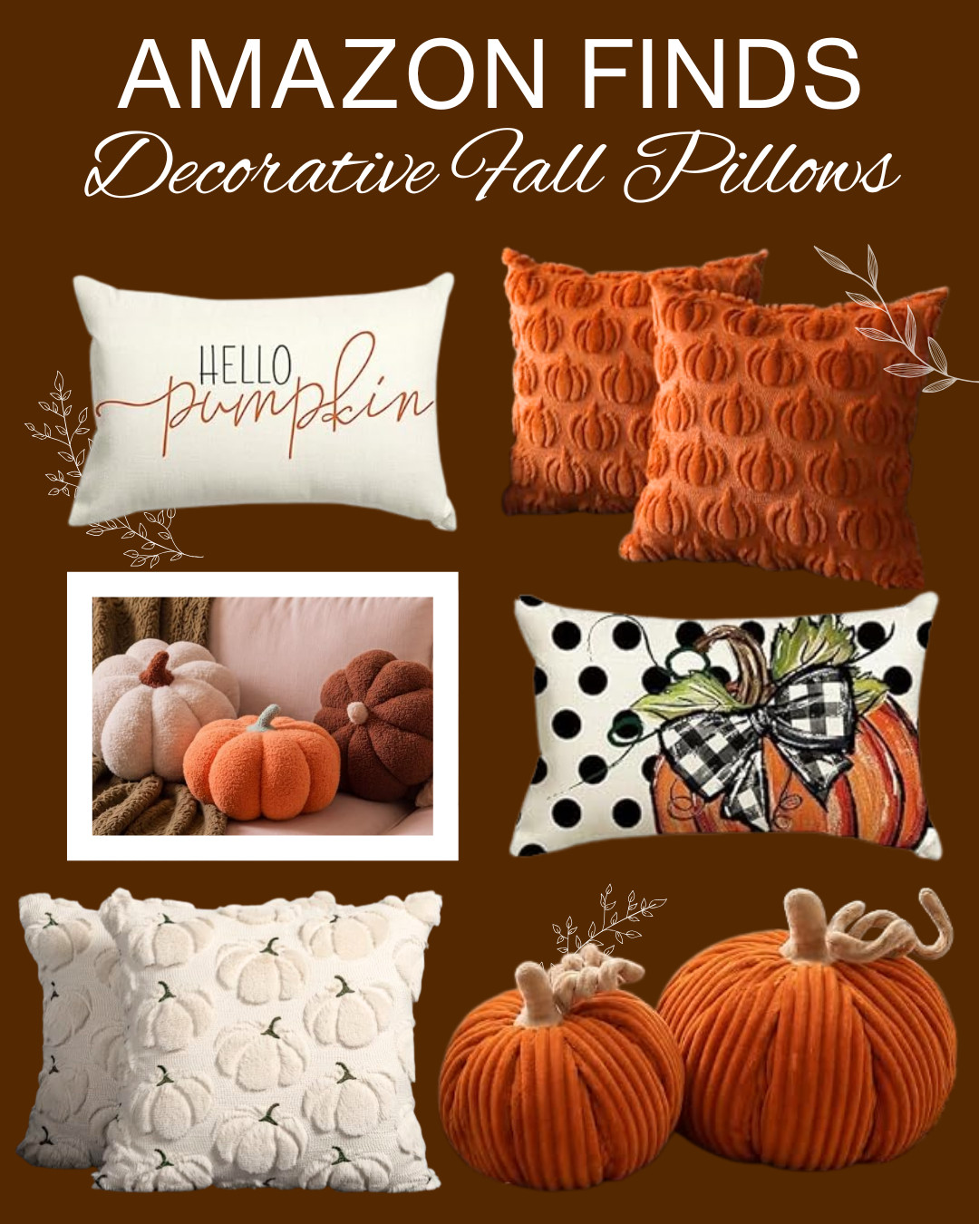 Decorative fall pillows for a cozy home. 

 #LTKSeasonal #LTKHome