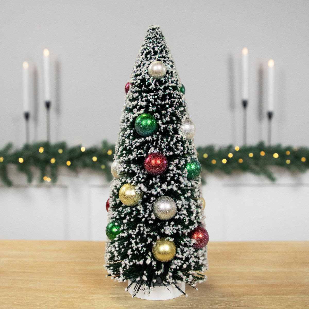 Northlight 12” Green Frosted Sisal Pine Artificial Tree Christmas Tabletop Decor | Target