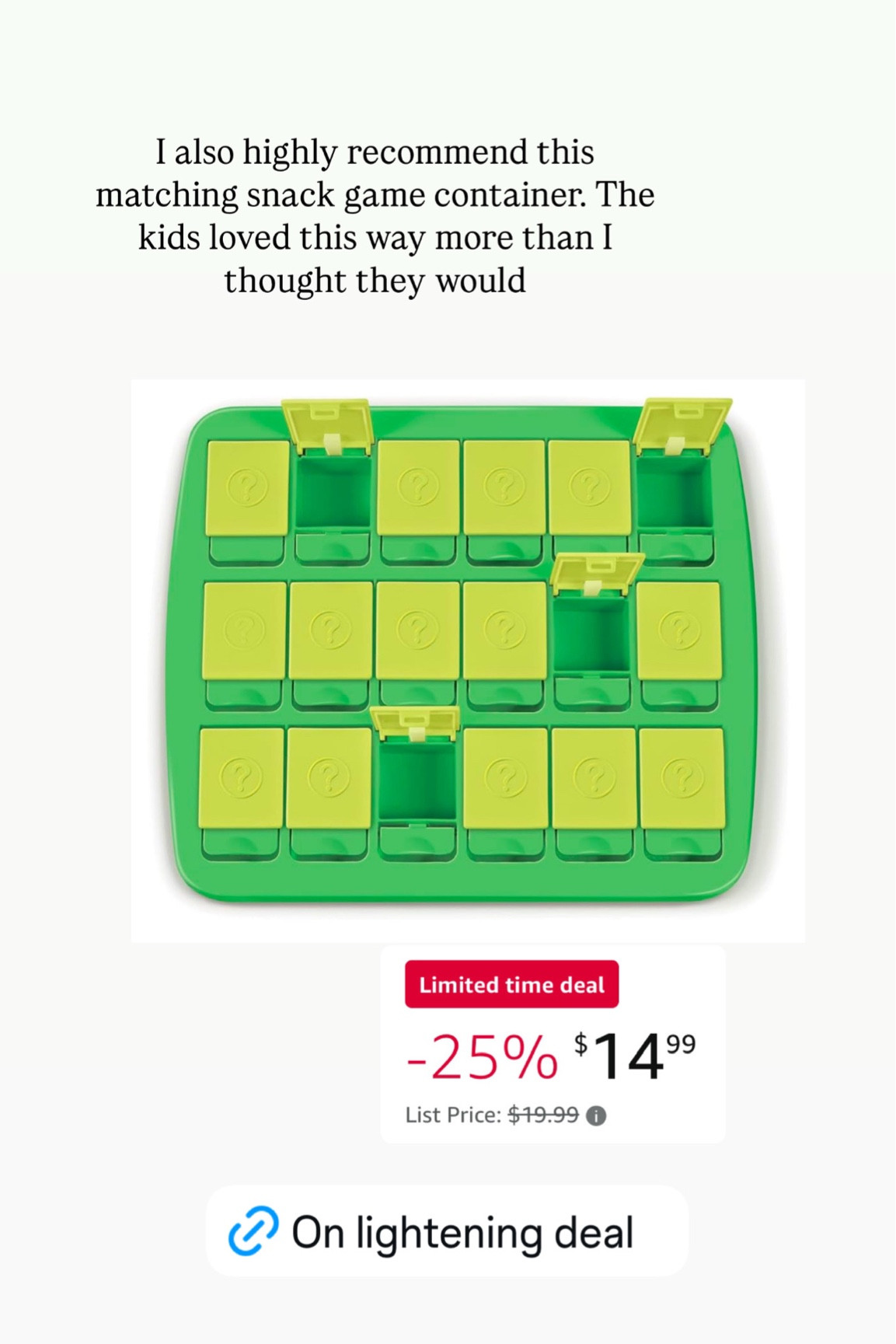 Love having this snack matching game when traveling or out in public with my kids 

#LTKTravel #LTKKids #LTKHoliday