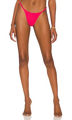 Agua Bendita Minta Antiq Bikini Bottom in Bright Rose from Revolve.com | Revolve Clothing (Global)