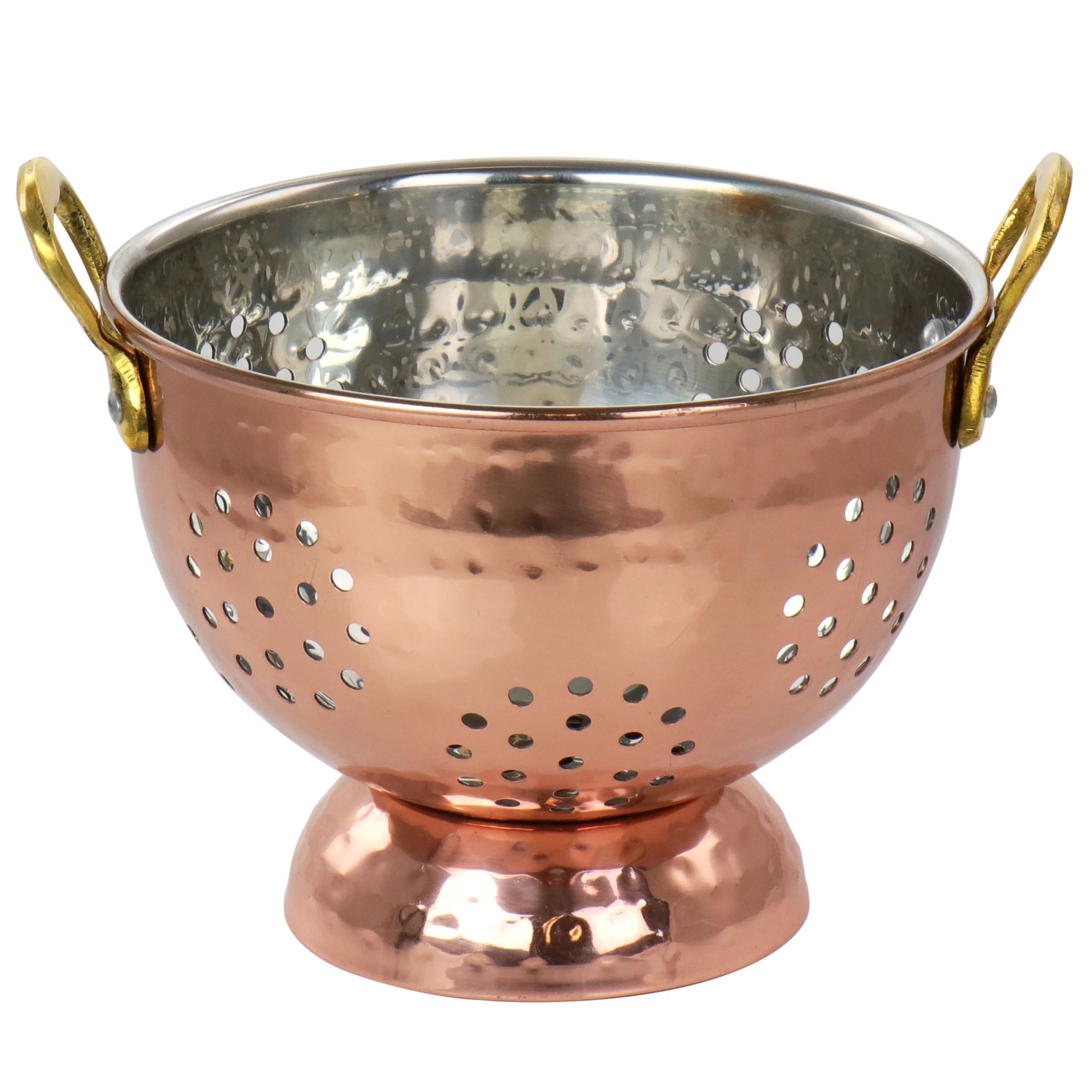 Rembrant 5.7 Inch Stainless Steel Mini Colander in Copper | Walmart (US)