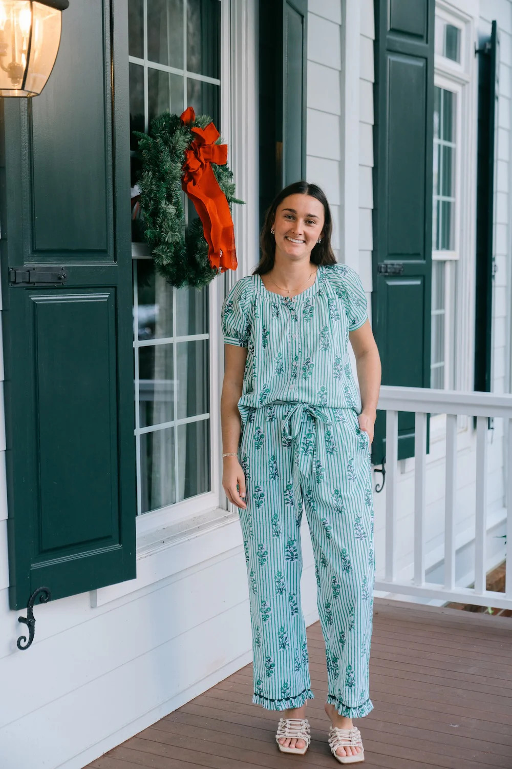 Miley PJ Set | Pine | Victoria Dunn LLC