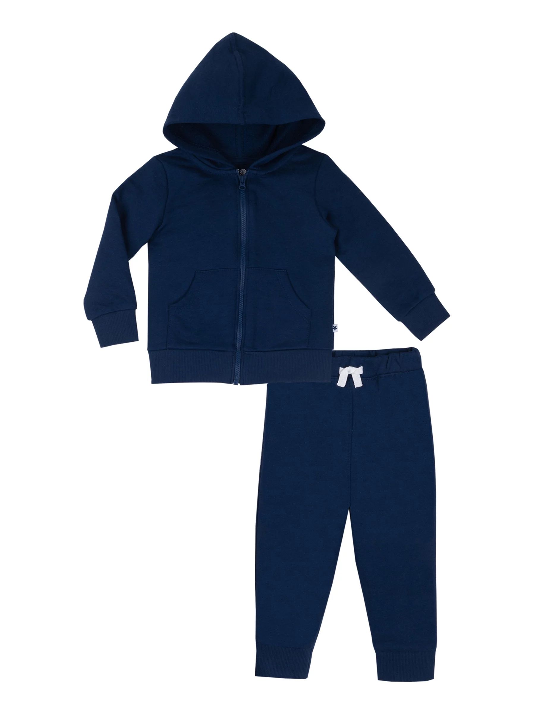 Little Star Organic Baby & Toddler Boy 2 Pc True Brights Brights Hoodie Sweatshirt & Jogger Pants... | Walmart (US)