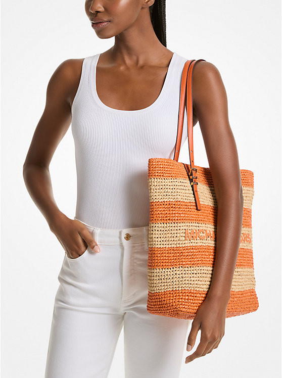 Quinn Large Hand-Crocheted Tote Bag | Michael Kors US