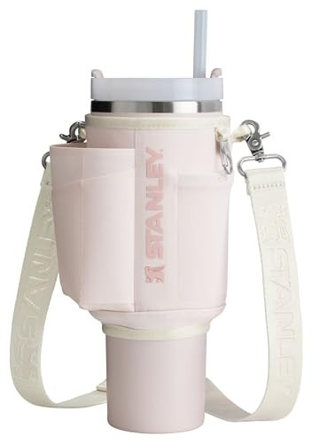Stanley All Day Quencher Carry All for 40 oz Tumbler with Handle | Crossbody Bag with Phone Holder Pocket, Card Sleeve & Detachable Strap | Water Bottle Carrier Bag | BPA-Free | Rose Quartz | Amazon (US)