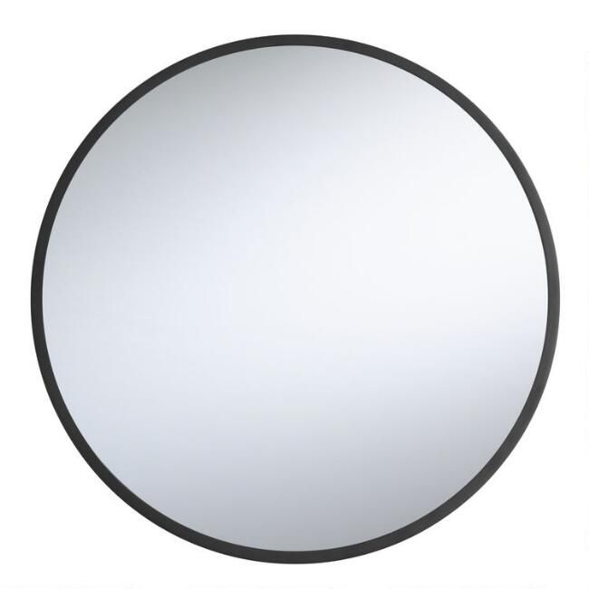 Round Metal Sana Mirror | World Market
