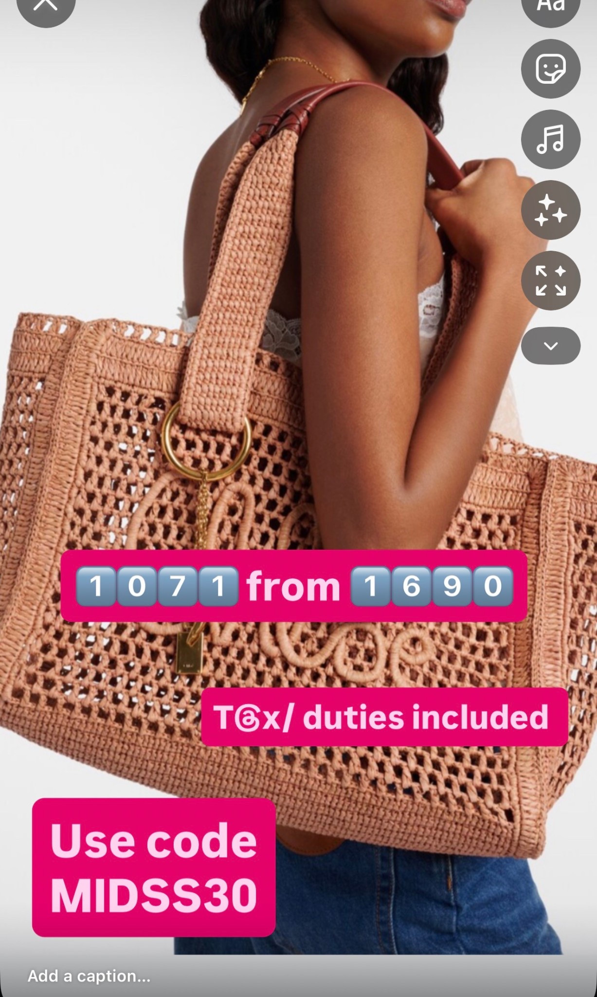 Chloe banana raffia tote sale 
Use code
MIDSS30

#LTKootd #LTKSeasonal #LTKSaleAlert